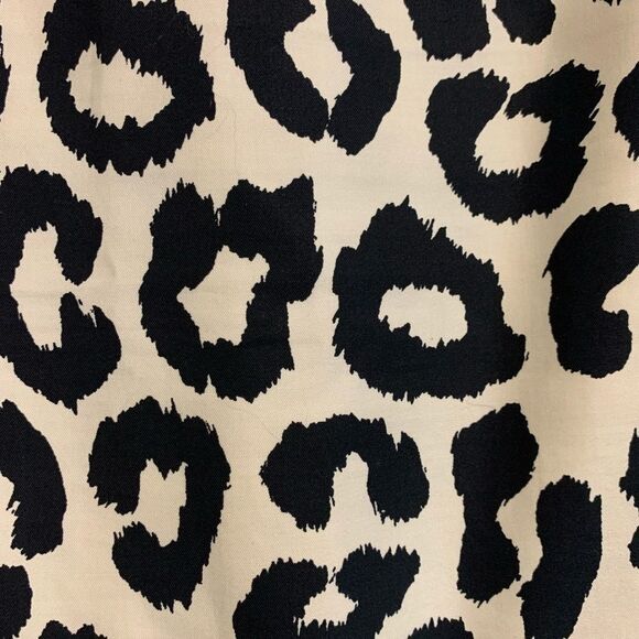Ann Taylor Loft Snow Leopard Print Midi Skirt - Picture 2 of 9